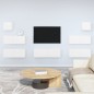 vidaXL Set de muebles de TV 7 pzas madera contrachapada blanco brillo vidaXL Set de muebles de TV 7 pzas madera contrachapada blanco brillo