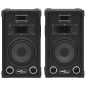 vidaXL Altavoces pasivos escenario profesional hifi 2 uds 800 W negro vidaXL Altavoces pasivos escenario profesional hifi 2 uds 800 W negro