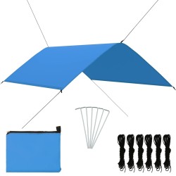 vidaXL Toldo de jardín azul 3x2 m
