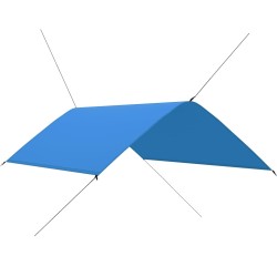 vidaXL Toldo de jardín azul 3x2 m