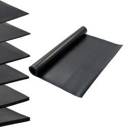 vidaXL Alfombrilla de goma antideslizante lisa 1,2x2 m 6 mm