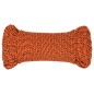 vidaXL Cuerda de barco polipropileno naranja 4 mm 250 m