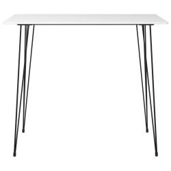 vidaXL Mesa alta de cocina blanco 120x60x105 cm