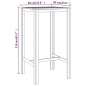vidaXL Mesa de bar madera de pino impregnada 60x60x110 cm vidaXL Mesa de bar madera de pino impregnada 60x60x110 cm