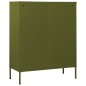 vidaXL Armario de cajones de acero verde oliva 80x35x101,5 cm vidaXL Armario de cajones de acero verde oliva 80x35x101,5 cm