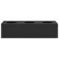 vidaXL Caja de flores de oficina de acero gris antracita 90x40x23 cm vidaXL Caja de flores de oficina de acero gris antracita 90x40x23 cm
