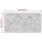 vidaXL Alfombra lavable antideslizante gris 80x150 cm vidaXL Alfombra lavable antideslizante gris 80x150 cm