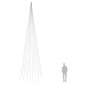 vidaXL Árbol de Navidad en asta de bandera 1134 LED blanco frío 800 cm vidaXL Árbol de Navidad en asta de bandera 1134 LED blanco frío 800 cm