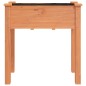 vidaXL Jardinera con forro interior madera abeto marrón 71x37x76 cm vidaXL Jardinera con forro interior madera abeto marrón 71x37x76 cm
