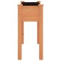 vidaXL Jardinera con forro interior madera abeto marrón 71x37x76 cm vidaXL Jardinera con forro interior madera abeto marrón 71x37x76 cm