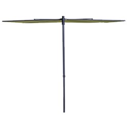 Madison Sombrilla para balcón Sun Wave 270x150 cm verde salvia
