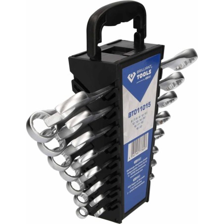 BRILLIANT TOOLS Juego de llaves combinadas 15 piezas