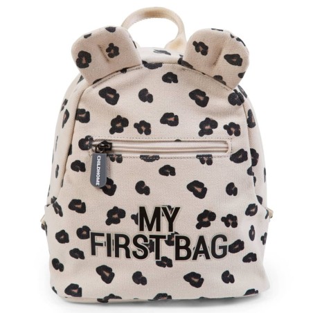 CHILDHOME Mochila infantil My First Bag lona leopardo