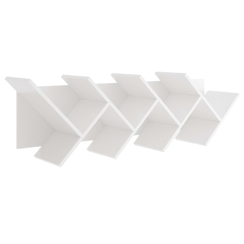 FMD Estantería geométrica para pared blanco FMD Estantería geométrica para pared blanco