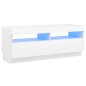 vidaXL Mueble para TV con luces LED blanco 100x35x40 cm vidaXL Mueble para TV con luces LED blanco 100x35x40 cm