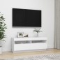 vidaXL Mueble para TV con luces LED blanco 100x35x40 cm vidaXL Mueble para TV con luces LED blanco 100x35x40 cm