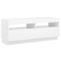 vidaXL Mueble para TV con luces LED blanco 100x35x40 cm vidaXL Mueble para TV con luces LED blanco 100x35x40 cm