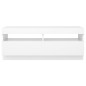 vidaXL Mueble para TV con luces LED blanco 100x35x40 cm vidaXL Mueble para TV con luces LED blanco 100x35x40 cm