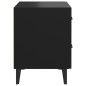 vidaXL Mesita de noche negra 40x35x47,5 cm vidaXL Mesita de noche negra 40x35x47,5 cm