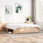 vidaXL Estructura de cama madera maciza 180x200 cm vidaXL Estructura de cama madera maciza 180x200 cm