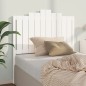 vidaXL Cabecero de cama madera maciza de pino blanco 106x4x110 cm vidaXL Cabecero de cama madera maciza de pino blanco 106x4x110 cm