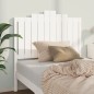 vidaXL Cabecero de cama madera maciza de pino blanco 106x4x110 cm vidaXL Cabecero de cama madera maciza de pino blanco 106x4x110 cm
