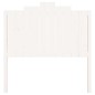 vidaXL Cabecero de cama madera maciza de pino blanco 106x4x110 cm vidaXL Cabecero de cama madera maciza de pino blanco 106x4x110 cm