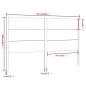 vidaXL Cabecero madera maciza de pino 126x4x100 cm vidaXL Cabecero madera maciza de pino 126x4x100 cm