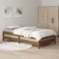 vidaXL Cama apilable de madera maciza de pino marrón miel 90x190 cm vidaXL Cama apilable de madera maciza de pino marrón miel 90x190 cm