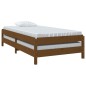 vidaXL Cama apilable de madera maciza de pino marrón miel 90x190 cm vidaXL Cama apilable de madera maciza de pino marrón miel 90x190 cm