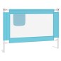 vidaXL Barandilla de seguridad cama de niño tela azul 90x25 cm vidaXL Barandilla de seguridad cama de niño tela azul 90x25 cm