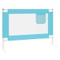vidaXL Barandilla de seguridad cama de niño tela azul 90x25 cm vidaXL Barandilla de seguridad cama de niño tela azul 90x25 cm
