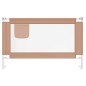 vidaXL Barandilla de seguridad cama de niño gris taupe tela 120x25 cm vidaXL Barandilla de seguridad cama de niño gris taupe tela 120x25 cm