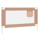 vidaXL Barandilla de seguridad cama de niño gris taupe tela 120x25 cm vidaXL Barandilla de seguridad cama de niño gris taupe tela 120x25 cm