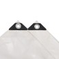 vidaXL Lona 650 g/m² 4x6 m blanco vidaXL Lona 650 g/m² 4x6 m blanco