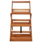 vidaXL Soporte para plantas de 3 niveles madera de acacia 50x63x80 cm