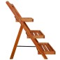 vidaXL Soporte para plantas de 3 niveles madera de acacia 50x63x80 cm