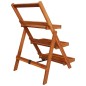 vidaXL Soporte para plantas de 3 niveles madera de acacia 50x63x80 cm