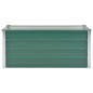 vidaXL Arriate de jardín de acero galvanizado verde 100x40x45 cm vidaXL Arriate de jardín de acero galvanizado verde 100x40x45 cm