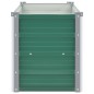 vidaXL Arriate de jardín de acero galvanizado verde 100x40x45 cm vidaXL Arriate de jardín de acero galvanizado verde 100x40x45 cm