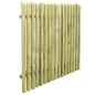 vidaXL Puerta de jardín de estacas madera de pino impregnada 100x100cm vidaXL Puerta de jardín de estacas madera de pino impregnada 100x100cm