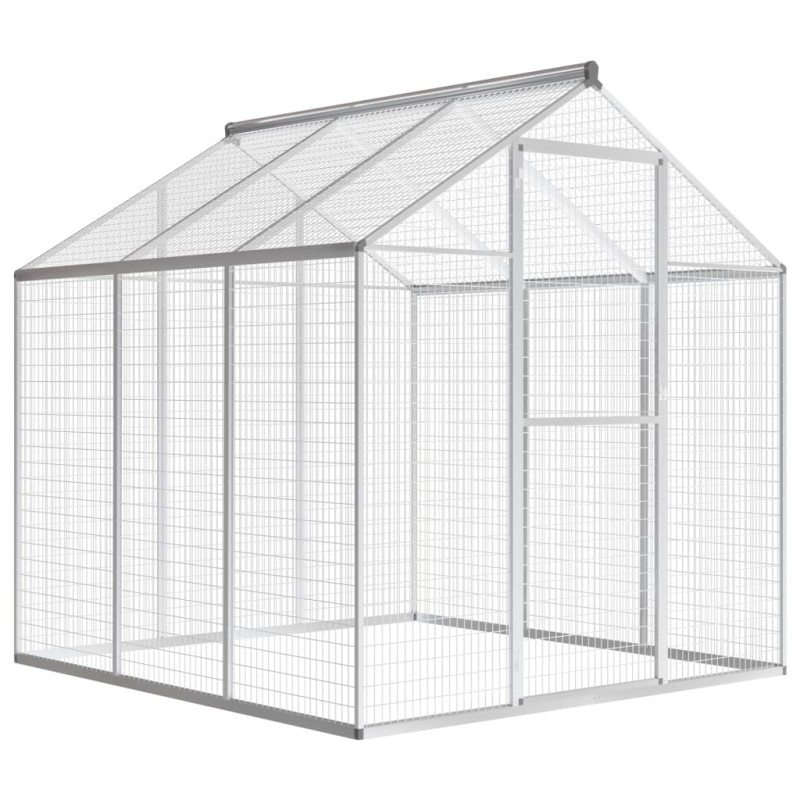 vidaXL Pajarera de exterior de aluminio 183x178x194 cm vidaXL Pajarera de exterior de aluminio 183x178x194 cm