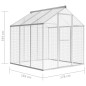 vidaXL Pajarera de exterior de aluminio 183x178x194 cm vidaXL Pajarera de exterior de aluminio 183x178x194 cm