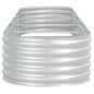 vidaXL Arriate de acero galvanizado plateado 400x80x44 cm vidaXL Arriate de acero galvanizado plateado 400x80x44 cm