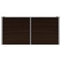 vidaXL Arriate de acero galvanizado marrón 160x40x77 cm vidaXL Arriate de acero galvanizado marrón 160x40x77 cm