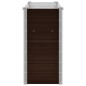 vidaXL Arriate de acero galvanizado marrón 160x40x77 cm vidaXL Arriate de acero galvanizado marrón 160x40x77 cm