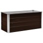 vidaXL Arriate de acero galvanizado marrón 100x40x45 cm vidaXL Arriate de acero galvanizado marrón 100x40x45 cm