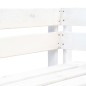 vidaXL Banco esquinero de palés para jardín madera blanco vidaXL Banco esquinero de palés para jardín madera blanco