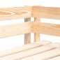 vidaXL Banco esquinero de palés para jardín madera vidaXL Banco esquinero de palés para jardín madera