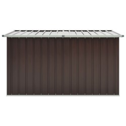 vidaXL Caja de almacenamiento de jardín marrón 171x99x93 cm